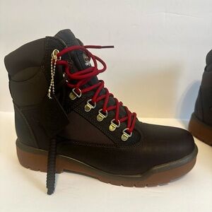 Timberland Brown 6” Waterproof Field Boots Size 10
